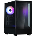 Zalman skříň P10 Black miniT 1x120mm fan ARGB USB 3.0 USB-C temperované sklo černá