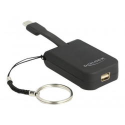 Delock - Externí video adaptér - VL100 - USB-C - Mini DisplayPort - černá
