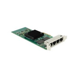 Delock PCI Express Card  4 x Gigabit LAN - Síťový adaptér - PCIe 2.1 x4 nízký profil - Gigabit Ethernet x 4