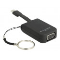 Delock - Externí video adaptér - RTD2169U - USB-C - VGA - černá