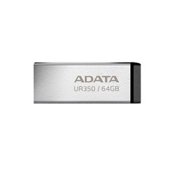 ADATA Flash Disk 64GB UR350, USB 3.2 Dash Drive, kov černá