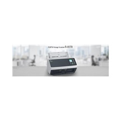 FUJITSU-RICOH skener Fi-8170 A4, průchodový, 70ppm, 600dpi, LAN RJ45-1000, USB 3.2,ADF 100listů, 10000 listů za den