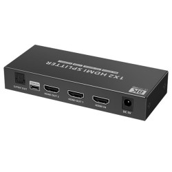 PremiumCord HDMI 2.1 splitter 1-2 porty, 8K@60hz, 4K@120Hz, 1080p, HDR+