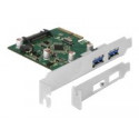 Delock - USB adaptér - PCIe 3.0 x4 nízký profil - USB 3.1 Gen 2 x 2