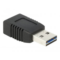 Delock Easy - USB adaptér - USB (M) do USB (pouze napájení) (F) - USB 2.0 - černá