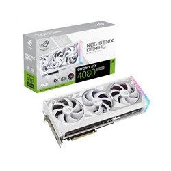ASUS VGA NVIDIA GeForce RTX 4080 SUPER ROG STRIX WHITE OC 16G, 16G GDDR6X, 3xDP, 2xHDMI