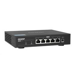 QNAP 2,5GbE switch QSW-1105-5T (5x 2,5GbE port, pasivní chlazení, podpora 100M 1G 2,5G)