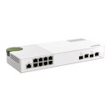 QNAP řízený switch QSW-M2108-2C (8x 2,5GbE RJ45 a 2x kombinované 10GbE SFP+ RJ-45)