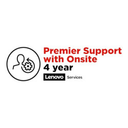Lenovo warranty, 4Y Premier Support with Onsite Upgrade from 1Y Onsite