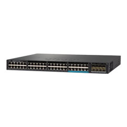 Cisco Catalyst 3650-12X48UQ-L - Přepínač - L3 - řízený - 36 x 10 100 1000 (UPOE) + 12 x 100 1000 2.5G 5G 10G (UPOE) + 4 x 10 Gigabit SFP+ (uplink) - desktop, Lze montovat do rozvaděče - UPOE (660 W)