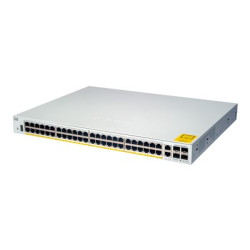 Cisco Catalyst 1000-48P-4G-L - Přepínač - řízený - 24 x 10 100 1000 (PoE+) + 24 x 10 100 1000 + 4 x Gigabit SFP (uplink) - Lze montovat do rozvaděče - PoE+ (370 W)