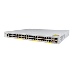 Cisco Catalyst 1000-48FP-4G-L - Přepínač - řízený - 48 x 10 100 1000 (PoE+) + 4 x Gigabit SFP (uplink) - Lze montovat do rozvaděče - PoE+ (740 W)