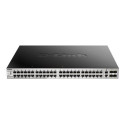 D-Link DGS 3130-54PS - Přepínač - L3 Lite - řízený - 48 x 10 100 1000 (PoE) + 2 x 10 Gigabit Ethernet + 4 x 10 Gigabit SFP+ (370 W)