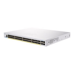 Cisco Business 350 Series 350-48P-4G - Přepínač - L3 - řízený - 48 x 10 100 1000 (PoE+) + 4 x gigabitů SFP - Lze montovat do rozvaděče - PoE+ (370 W)