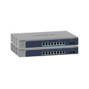 NETGEAR Smart MS510TXUP - Přepínač - L3 Lite - inteligentní - 4 x 100 1000 2.5G (PoE++) + 4 x 100 1000 2.5 5 10G (PoE++) + 2 x 10 Gigabit SFP+ (uplink) - desktop, Lze montovat do rozvaděče - PoE++ (295 W)