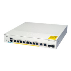 Cisco Catalyst 1000-8FP-2G-L - Přepínač - řízený - 8 x 10 100 1000 (PoE+) + 2 x combo Gigabit SFP (uplink) - Lze montovat do rozvaděče - PoE+ (120 W)