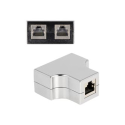 Delock - Sítový adaptér - RJ-45 (F) do RJ-45 (F) - STP - CAT 5e