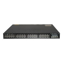 Cisco Catalyst 3650-48PD-S - Přepínač - L3 - řízený - 48 x 10 100 1000 (PoE+) + 2 x 10 Gigabit SFP+ - desktop, Lze montovat do rozvaděče - PoE+ (390 W)