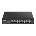 D-Link DGS 1100-24PV2 - Přepínač - inteligentní - 24 x 10 100 1000 (12 PoE+) - desktop, Lze montovat do rozvaděče - PoE+ (100 W)