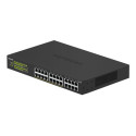 NETGEAR GS324P - Přepínač - neřízený - 16 x 10 100 1000 (PoE+) + 8 x 10 100 1000 - desktop, Lze montovat do rozvaděče - PoE+ (190 W)