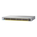Cisco Catalyst 2960L-SM-48TQ - Přepínač - L3 - inteligentní - 48 x 10 100 1000 (PoE+) + 4 x 10 Gigabit SFP+ - Lze montovat do rozvaděče - PoE+ (370 W)