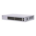 Cisco Business 110 Series 110-24T - Přepínač - neřízený - 24 x 10 100 1000 + 2 x kombinace Gigabit SFP - desktop, Lze montovat do rozvaděče, pro připevnění na zeď