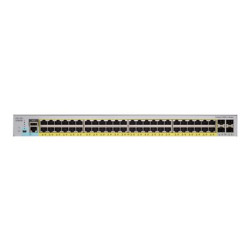 Cisco Catalyst 2960L-SM-48PQ - Přepínač - L3 - inteligentní - 48 x 10 100 1000 (PoE+) + 4 x 10 Gigabit SFP+ - Lze montovat do rozvaděče
