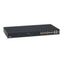 Axis T8516 - Přepínač - řízený - 16 x 10 100 1000 (PoE+) + 2 x 10 100 1000 SFP - desktop, Lze montovat do rozvaděče - PoE+ (240 W) - pro AXIS A1610, D3110, M3067, M3068, P1455, W400; Camera Station S1216, S1232, S1296