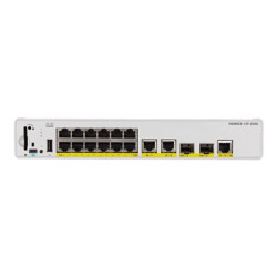 Cisco Catalyst 9200CX - Network Essentials - přepínač - kompaktní - L3 - řízený - 12 x 1000Base-T + 3 x 1000Base-T + 2 x 1 Gigabit 10 Gigabit SFP+ (uplink) - Lze montovat do rozvaděče - UPOE+