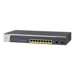 NETGEAR Smart GS510TPP - Přepínač - L3 Lite - inteligentní - 8 x 10 100 1000 (PoE+) + 2 x SFP - desktop, Lze montovat do rozvaděče - PoE+ (190 W)