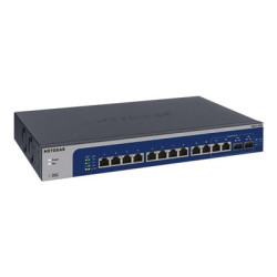 NETGEAR Plus XS512EM - Přepínač - inteligentní - 10 x 100 1000 2.5G 5G 10GBase-T + 2 x combo 10 Gigabit SFP+ - desktop, Lze montovat do rozvaděče
