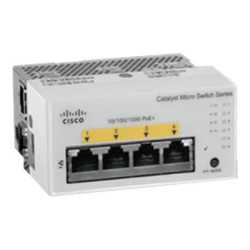 Cisco Catalyst Micro Switches CMICR-4PC - Přepínač - 4 x 10 100 1000 (4 PoE+) + 1 x Gigabit SFP (uplink) + 1 - pro připevnění na zeď