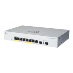 Cisco Business 220 Series CBS220-8T-E-2G - Přepínač - inteligentní - 8 x 10 100 1000 + 2 x Gigabit SFP (uplink) - Lze montovat do rozvaděče