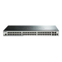 D-Link DGS 1510-52X - Přepínač - L3 - inteligentní - 48 x 10 100 1000 + 4 x 10 Gigabit SFP+ - desktop, Lze montovat do rozvaděče
