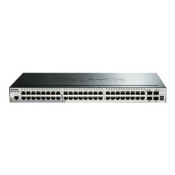 D-Link DGS 1510-52X - Přepínač - L3 - inteligentní - 48 x 10 100 1000 + 4 x 10 Gigabit SFP+ - desktop, Lze montovat do rozvaděče