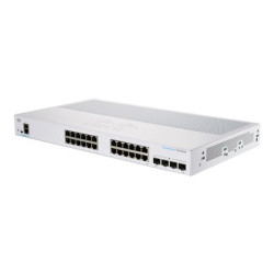 Cisco Business 350 Series 350-24T-4G - Přepínač - L3 - řízený - 24 x 10 100 1000 + 4 x SFP - Lze montovat do rozvaděče