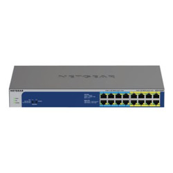 NETGEAR GS516UP - Přepínač - neřízený - 8 x 10 100 1000 (PoE+) + 8 x 10 100 1000 (PoE++) - desktop, Lze montovat do rozvaděče - PoE++ (380 W)