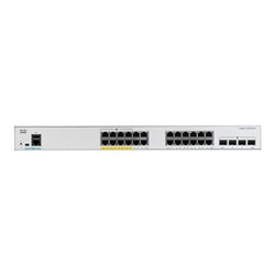 Cisco Catalyst 1000-24FP-4G-L - Přepínač - řízený - 24 x 10 100 1000 (PoE+) + 4 x Gigabit SFP (uplink) - Lze montovat do rozvaděče - PoE+ (370 W)