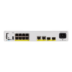 Cisco Catalyst 9200CX - Network Advantage - přepínač - kompaktní - L3 - řízený - 8 x 10 100 1000 (PoE+) + 2 x 1000Base-T + 2 x 10 Gigabit SFP+ (uplink) - Lze montovat do rozvaděče - PoE+ (240 W)