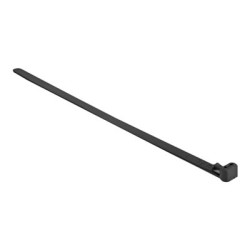 Delock - Kabelová stahovací páska - heat resistant, reusable - 15 cm - černá (balení 100)