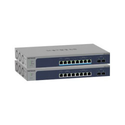 NETGEAR Smart MS510TXM - Přepínač - L3 Lite - inteligentní - 4 x 100 1000 2.5G + 4 x 1 2.5 5 10GBase-T + 2 x 10 Gigabit SFP+ (uplink) - desktop, Lze montovat do rozvaděče
