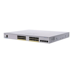 Cisco Business 350 Series 350-24FP-4G - Přepínač - L3 - řízený - 24 x 10 100 1000 (PoE+) + 4 x gigabitů SFP - Lze montovat do rozvaděče - PoE+ (370 W)
