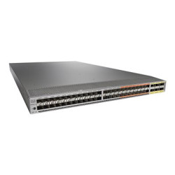 Cisco Nexus 5672UP - Přepínač - L3 - řízený - 32 x 1 Gigabit 10 Gigabit FCoE SFP+ + 16 x combo 1 Gigabit 10Gb Ethernet 2 4 8Gb Fibre Channel FCoE SFP+ + 6 x 40Gb Ethernet FCoE QSFP+ (breakout kompatibilní) - Lze montovat do rozvaděče