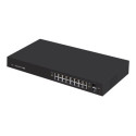 Ubiquiti EdgeSwitch 16 - Přepínač - L3 - řízený - 16 x 10 100 1000 (PoE+) + 2 x gigabitů SFP - Lze montovat do rozvaděče - PoE+