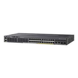 Cisco Catalyst 2960X-24PD-L - Přepínač - řízený - 24 x 10 100 1000 (PoE+) + 2 x 10 Gigabit SFP+ - desktop, Lze montovat do rozvaděče - PoE+ (370 W)