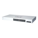 Cisco Business 220 Series CBS220-24T-4X - Přepínač - inteligentní - 24 x 10 100 1000 + 4 x 10 Gigabit SFP+ (uplink) - Lze montovat do rozvaděče