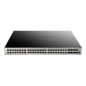 D-Link DGS 3630-52PC - Přepínač - L3 - řízený - 44 x 10 100 1000 (PoE+) + 4 x kombinace Gigabit SFP + 4 x 10 Gigabit SFP+ - Lze montovat do rozvaděče - PoE+ (370 W)