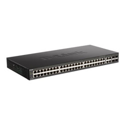 D-Link DGS 2000-52MP - Přepínač - L3 - řízený - 48 x 10 100 1000 (PoE+) + 4 x kombinované Fast Ethernet Gigabit SFP - Lze montovat do rozvaděče - PoE+ (370 W)