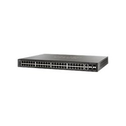 Cisco Small Business SF500-48 - Přepínač - řízený - 48 x 10 100 + 2 x kombinace Gigabit SFP + 2 x SFP - Lze montovat do rozvaděče