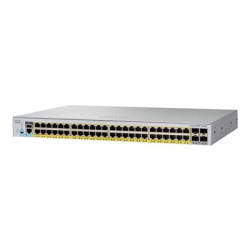Cisco Catalyst 2960L-SM-48TS - Přepínač - L3 - inteligentní - 48 x 10 100 1000 + 4 x 10 Gigabit SFP+ - Lze montovat do rozvaděče